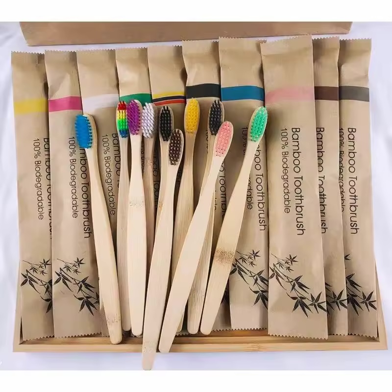 Kit Escovas de Dente de Bambu
